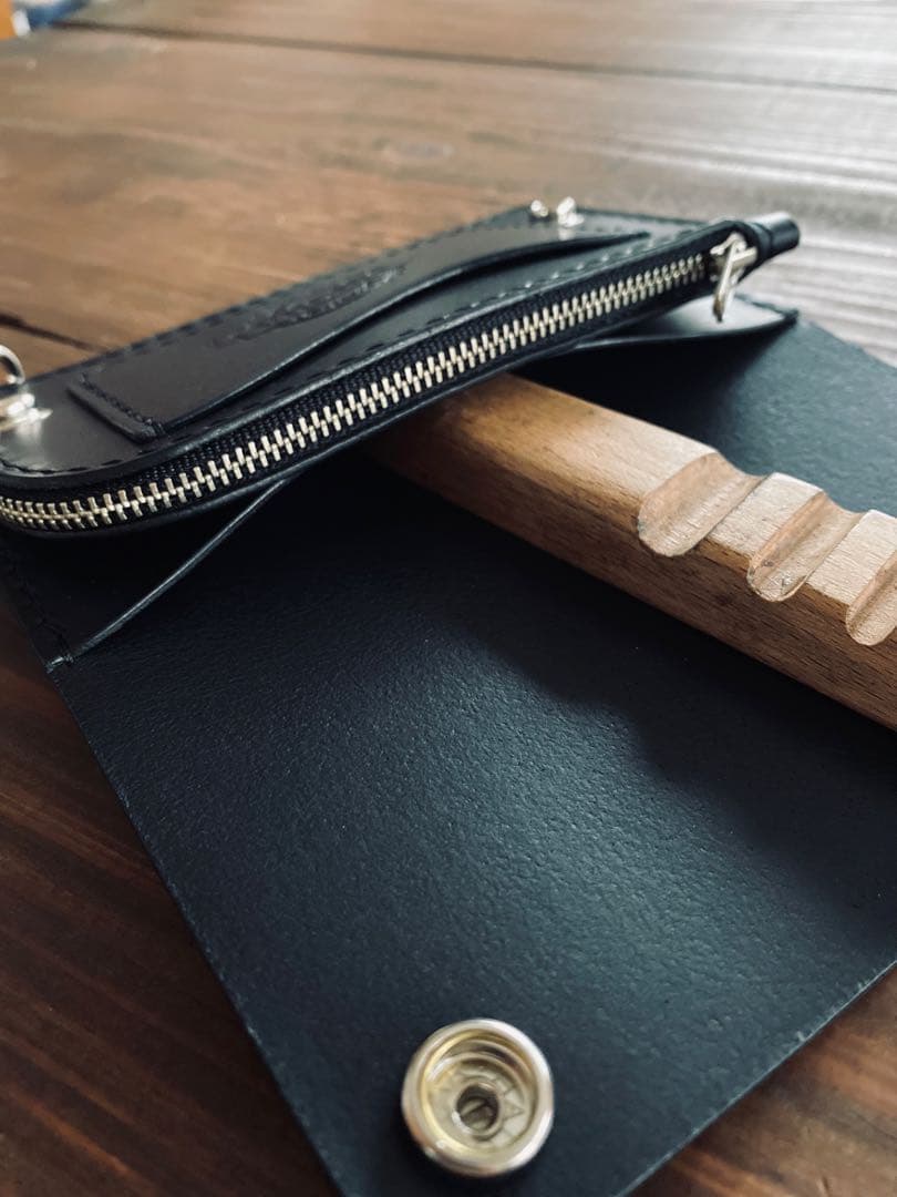 【ブルガロ】TM01-77ミドルトラッカーウォレット&鉄製チェーン付き