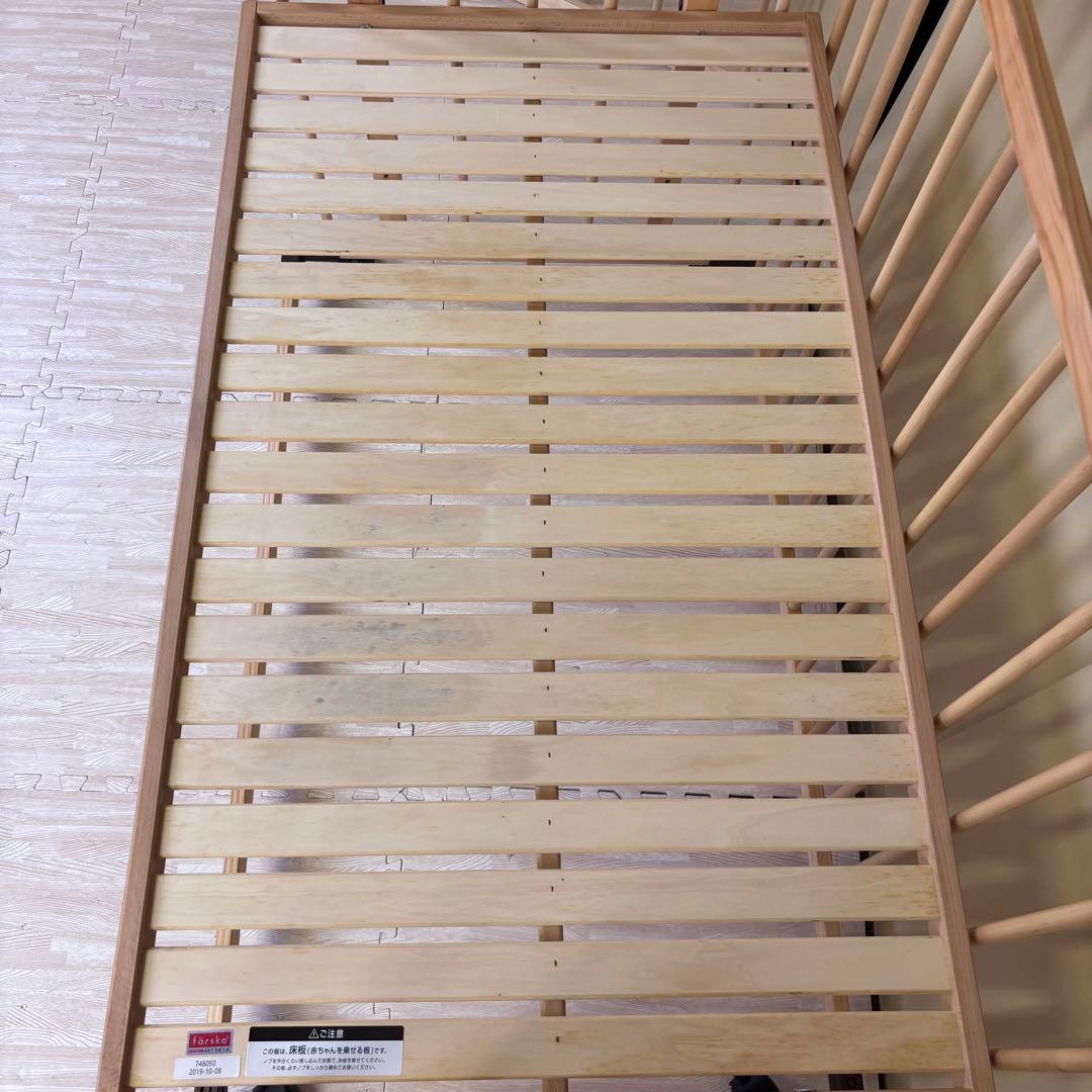 ☆除菌清掃済☆　ファルスカ　ベッドサイドベッド03　ラージ　ナチュラル