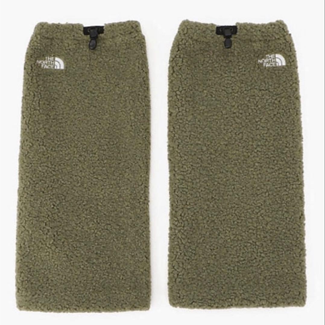 ノースフェイス ハイク HYKE ボア レッグウォーマー オリーブ カーキ