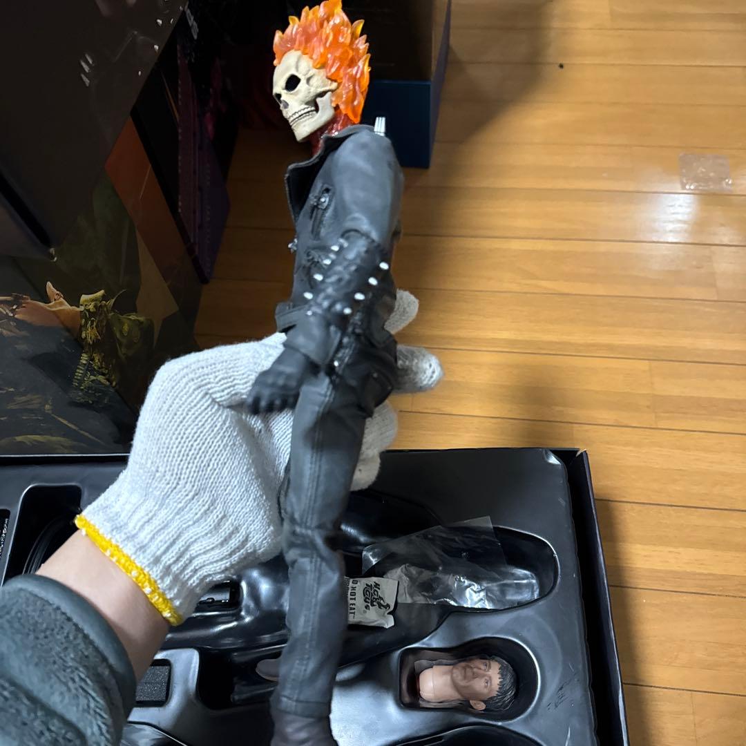 ゴーストライダー ホットトイズアクションフィギュア バイク付き今週まで　最終価格