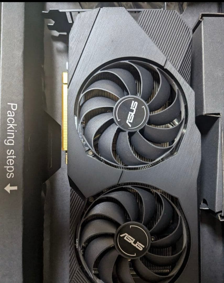 グラフィックボード・グラボ・ビデオカード ASUS DUAL-RX5700-O8G-EVO