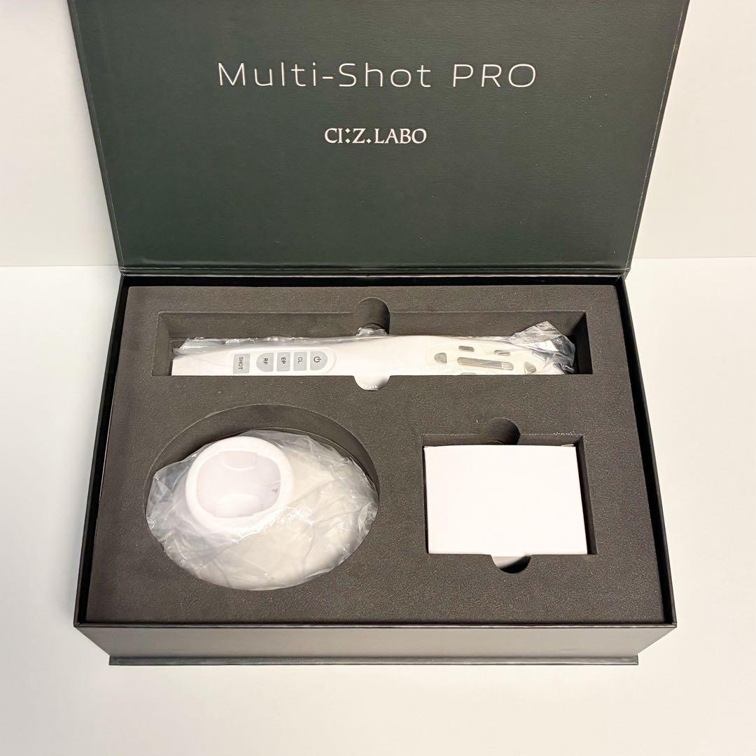 シーズ・ラボ 新型美顔器　マルチショットプロ エレガントパールホワイト