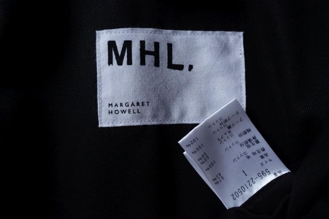 2022 MHL.マーガレットハウエル☆コットンウールDRILLダッフルコート1