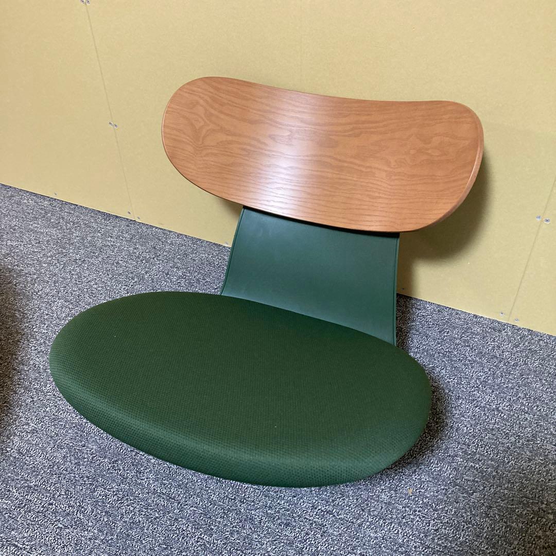 コクヨ オフィスチェア イングライフ 座面が360°動く 本体座ディープグリーン