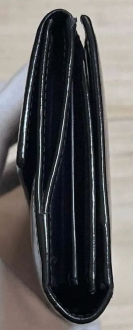 【箱付き】 GUCCI グッチ G バックル 二つ折り 長財布 ブラック レザー