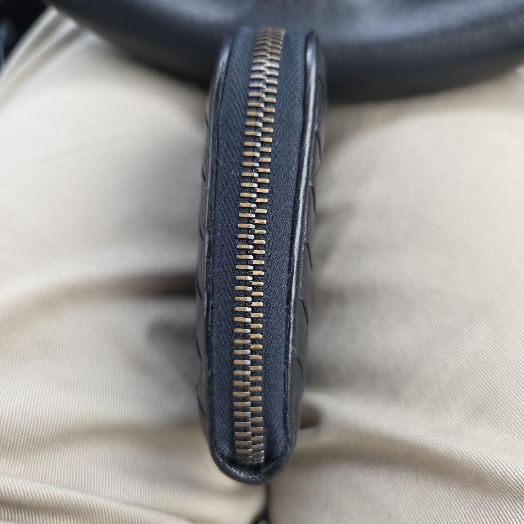 ボッテガヴェネタ長財布 ジッピーウォレット イントレチャート パイソン レザー