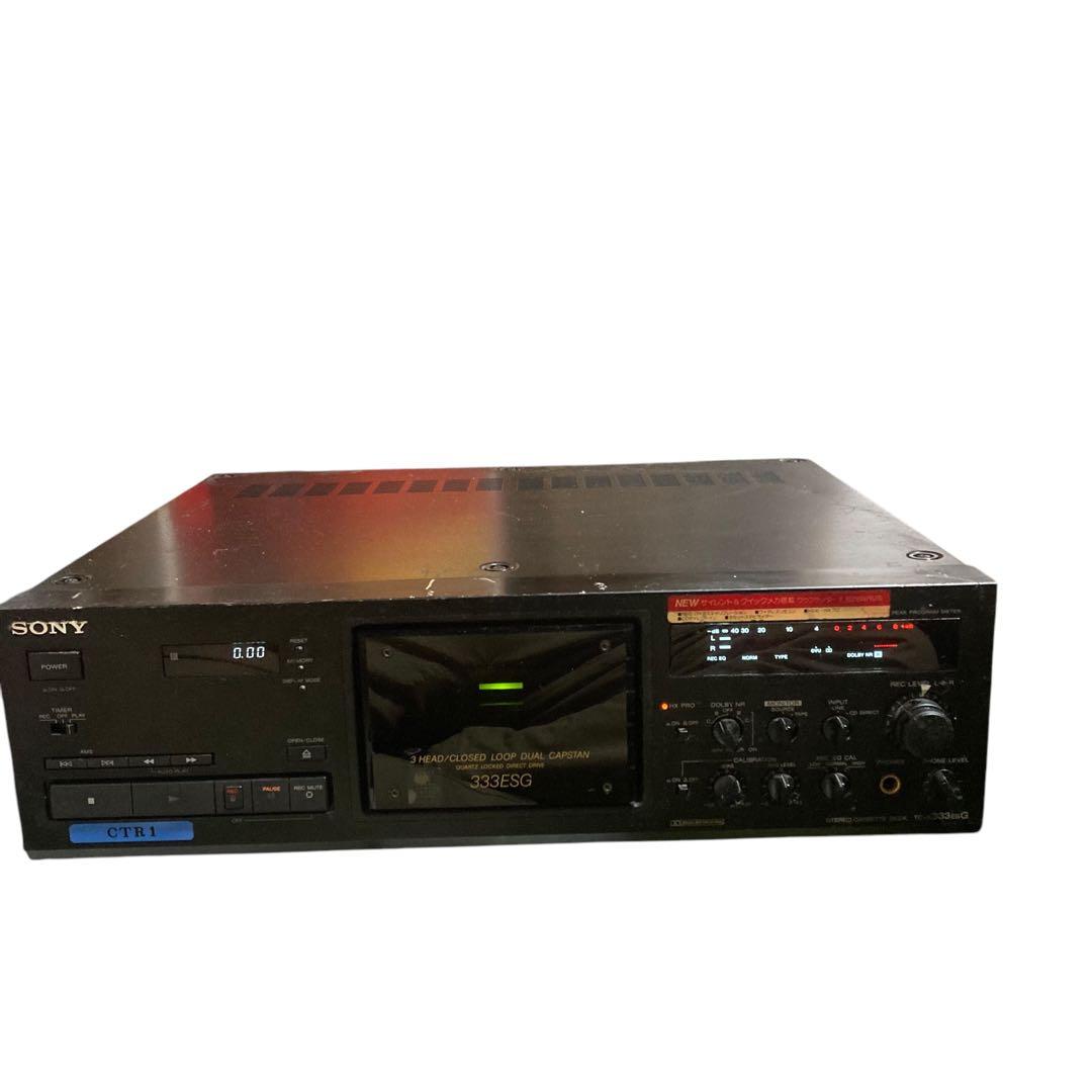 SONY　カセットデッキ　TC-K333ESG　ジャンク品