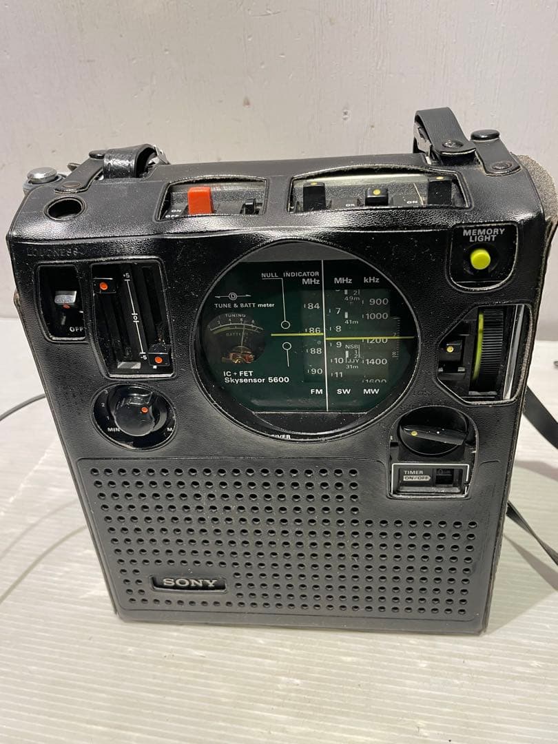 【SONY/ソニー】ICF-5600 トランジスタラジオ 通電確認済