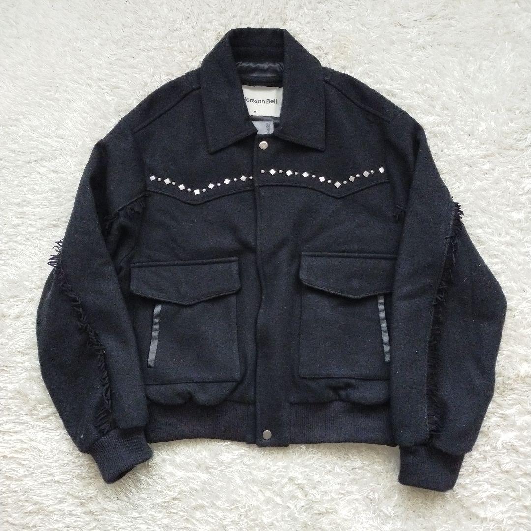 andersson bell スタッズ ウールウエスタンジャケット