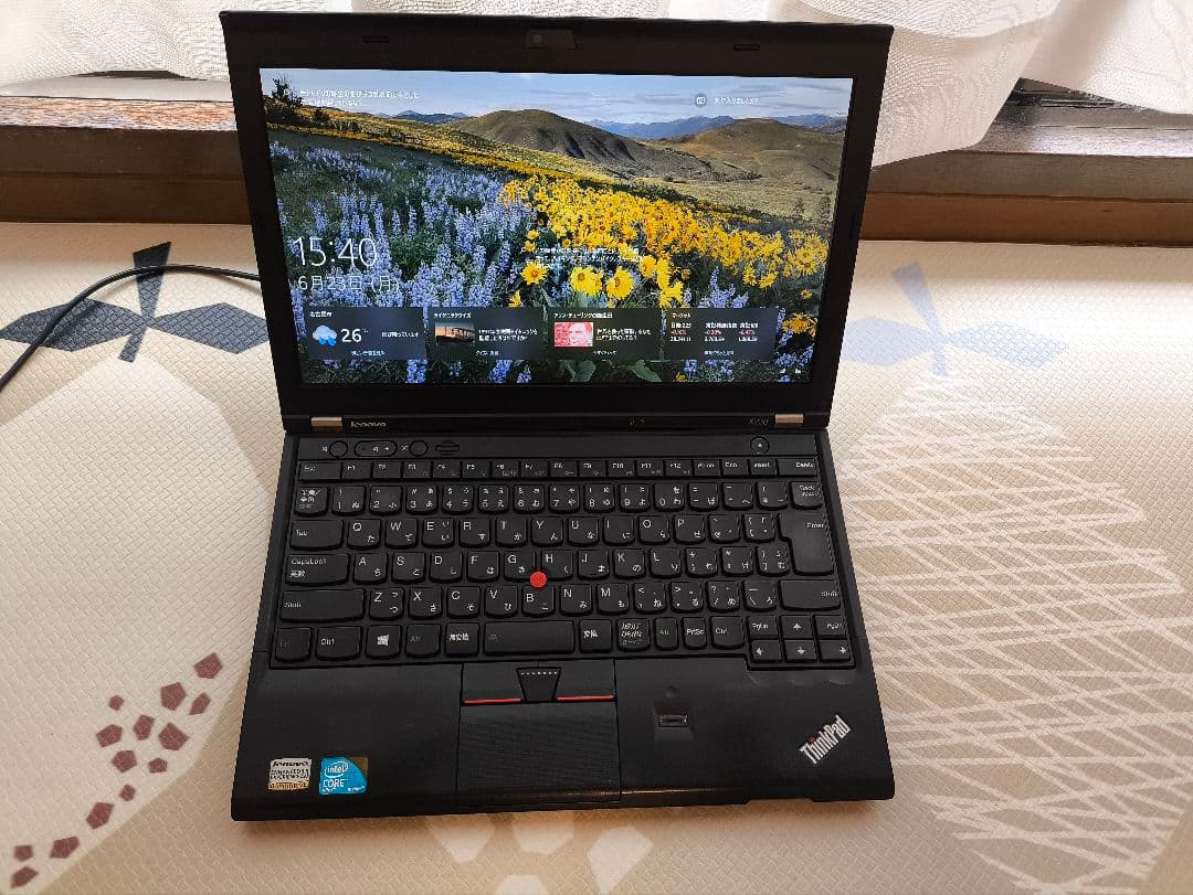 ThinkPad X230（Core i5, メモリ12GB, SSD内蔵）