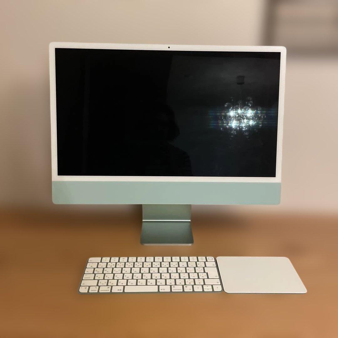 24インチ グリーン iMac 4.5K Retinaディスプレイモデル　M1