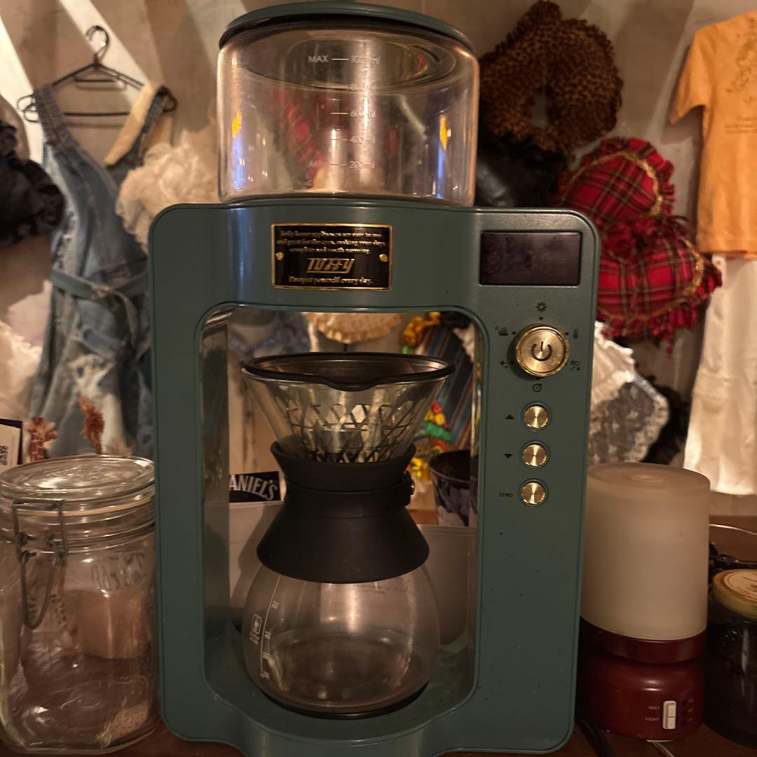 【12月中】toffy コーヒーメーカー ブルー レトロ