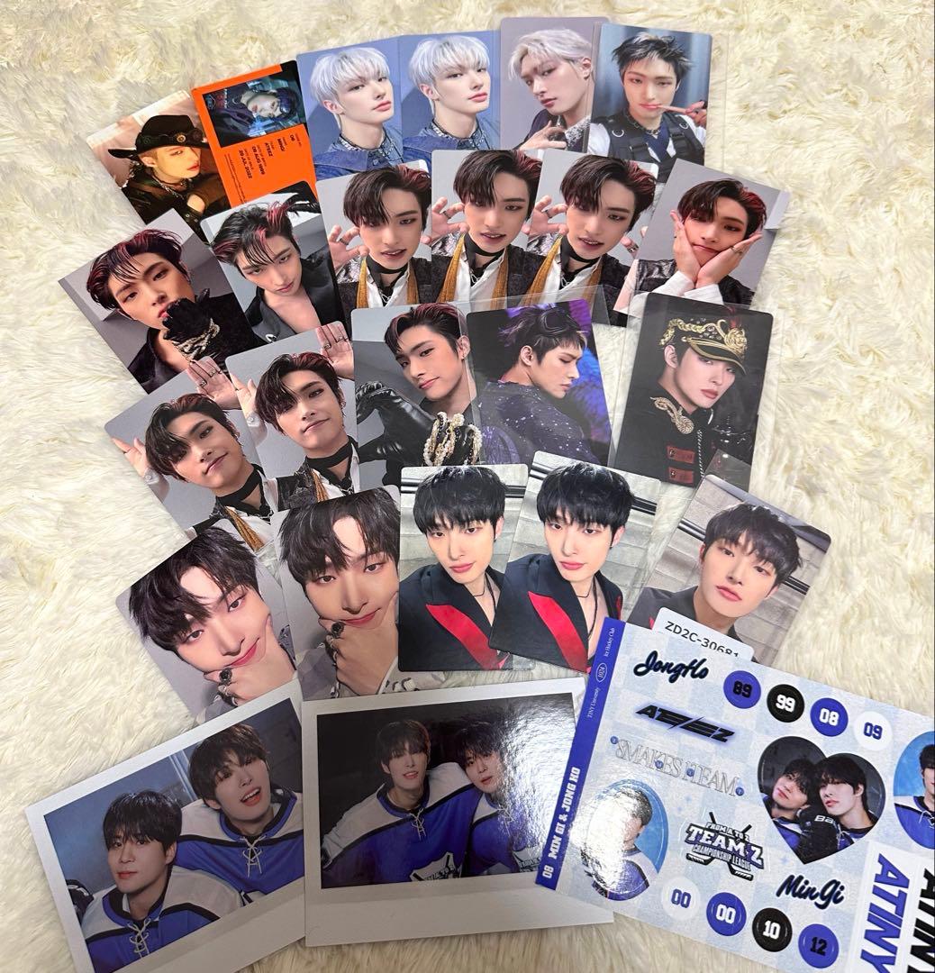 ateez ミンギ　トレカ　トレカセット　MINGI