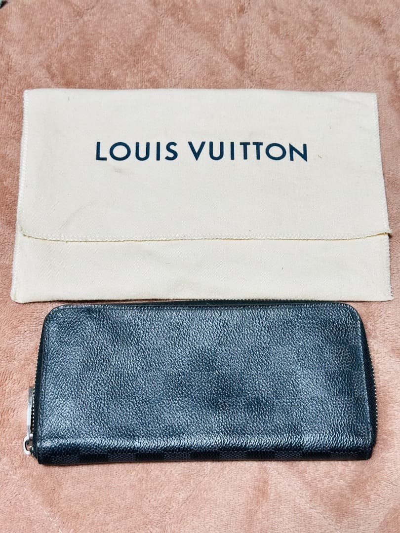 LOUIS VUITTON ダミエ長財布 ブラック take