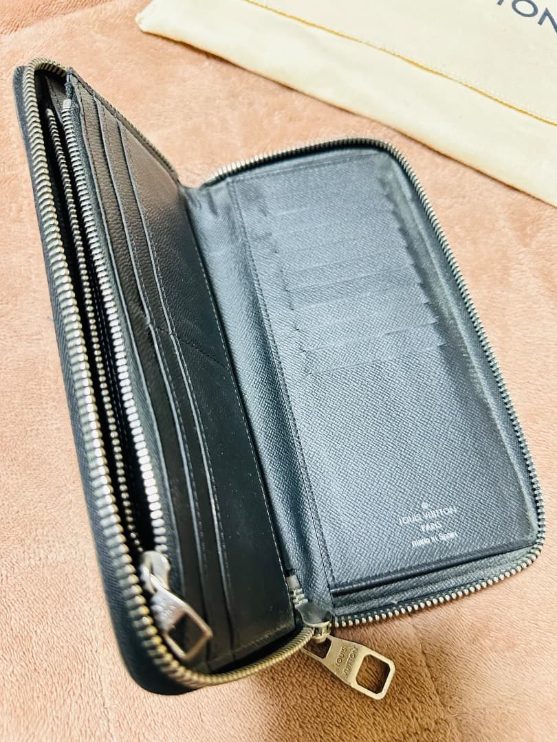 LOUIS VUITTON ダミエ長財布 ブラック take