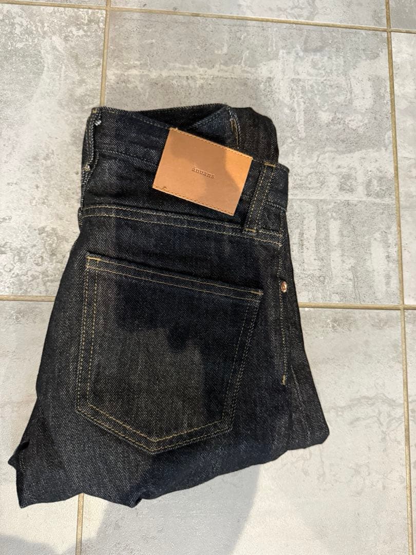 Slim straight denim スリムストレートデニム　0