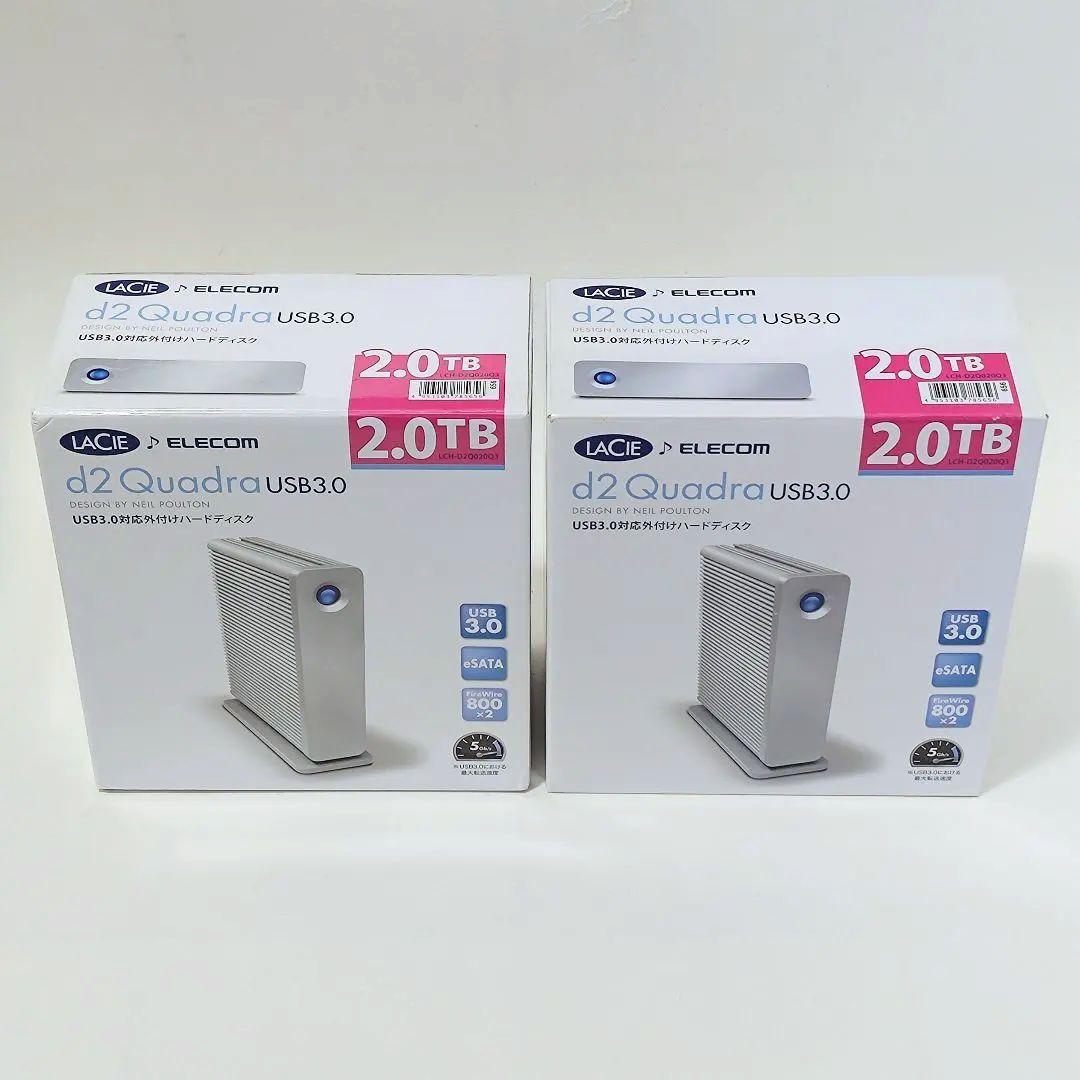 LaCie d2 Quadra HDD 2TB 2台