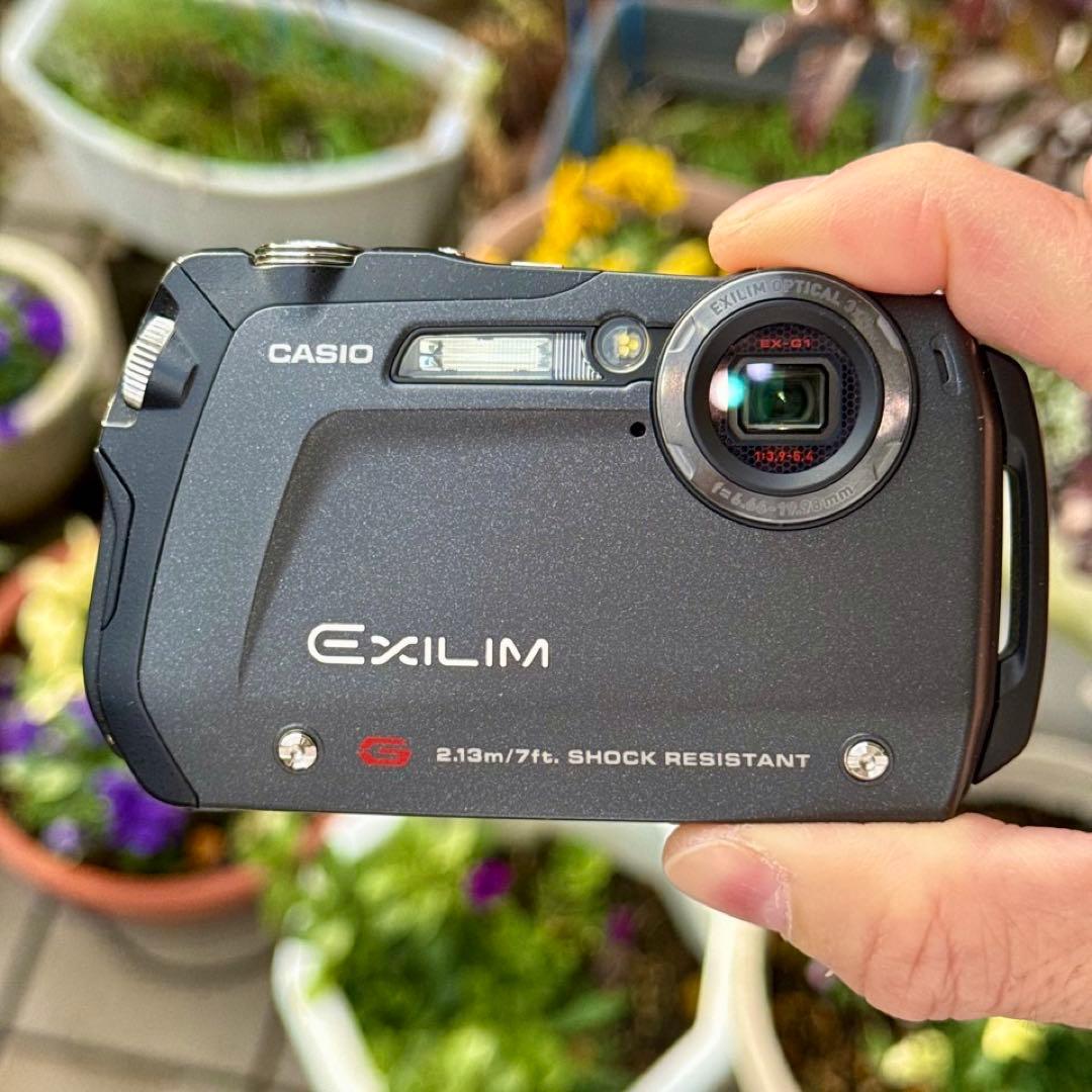 ☆動作OK CASIO EXILIM EX-G1 防水 バッテリー&メモリー付き