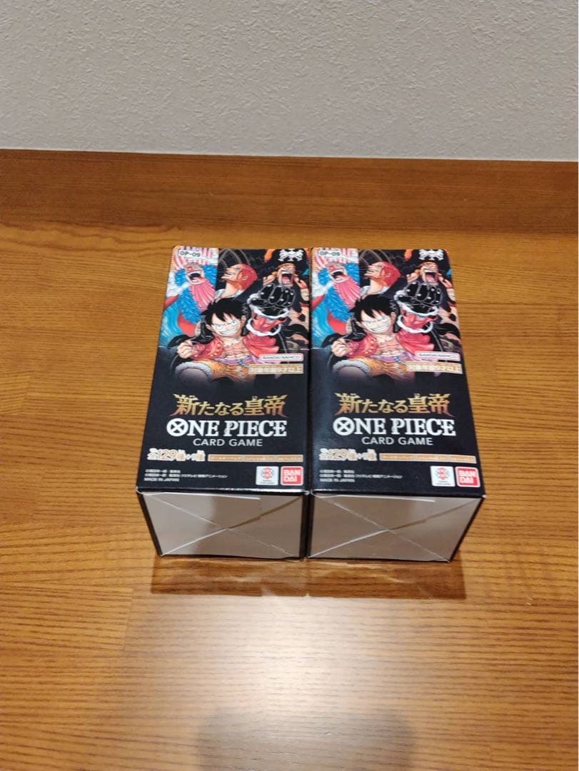 ワンピースカード 新たなる皇帝 2BOX 新品未開封【テープ付き】
