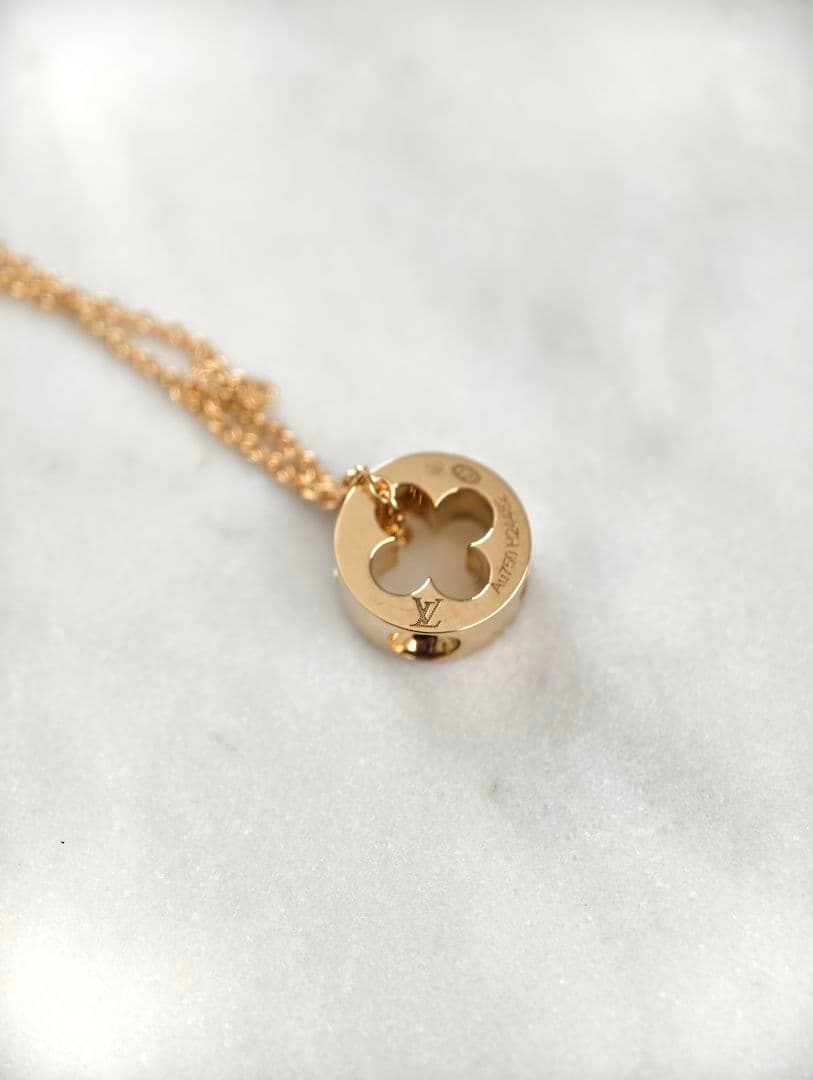 ヴィトン パンダンティフ アンプラント ネックレス 750(YG) 6.7g