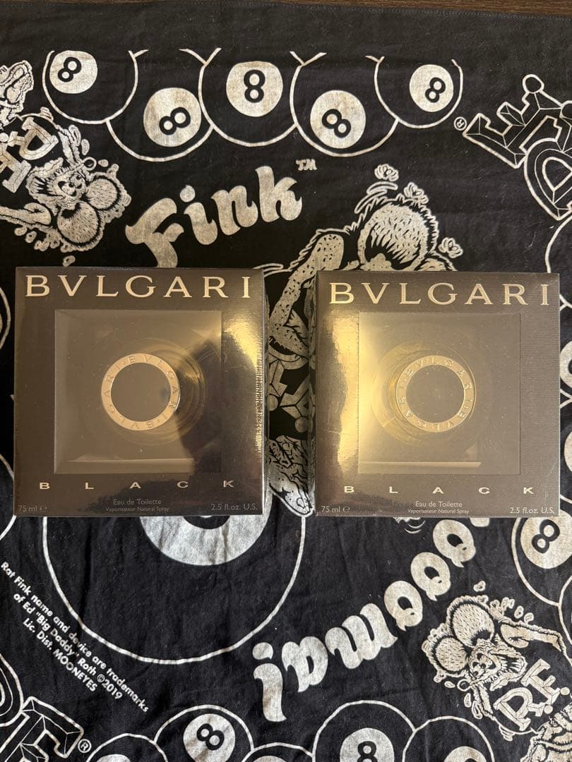 BVLGARI BLACK Eau de Toilette 75ml 2個セット