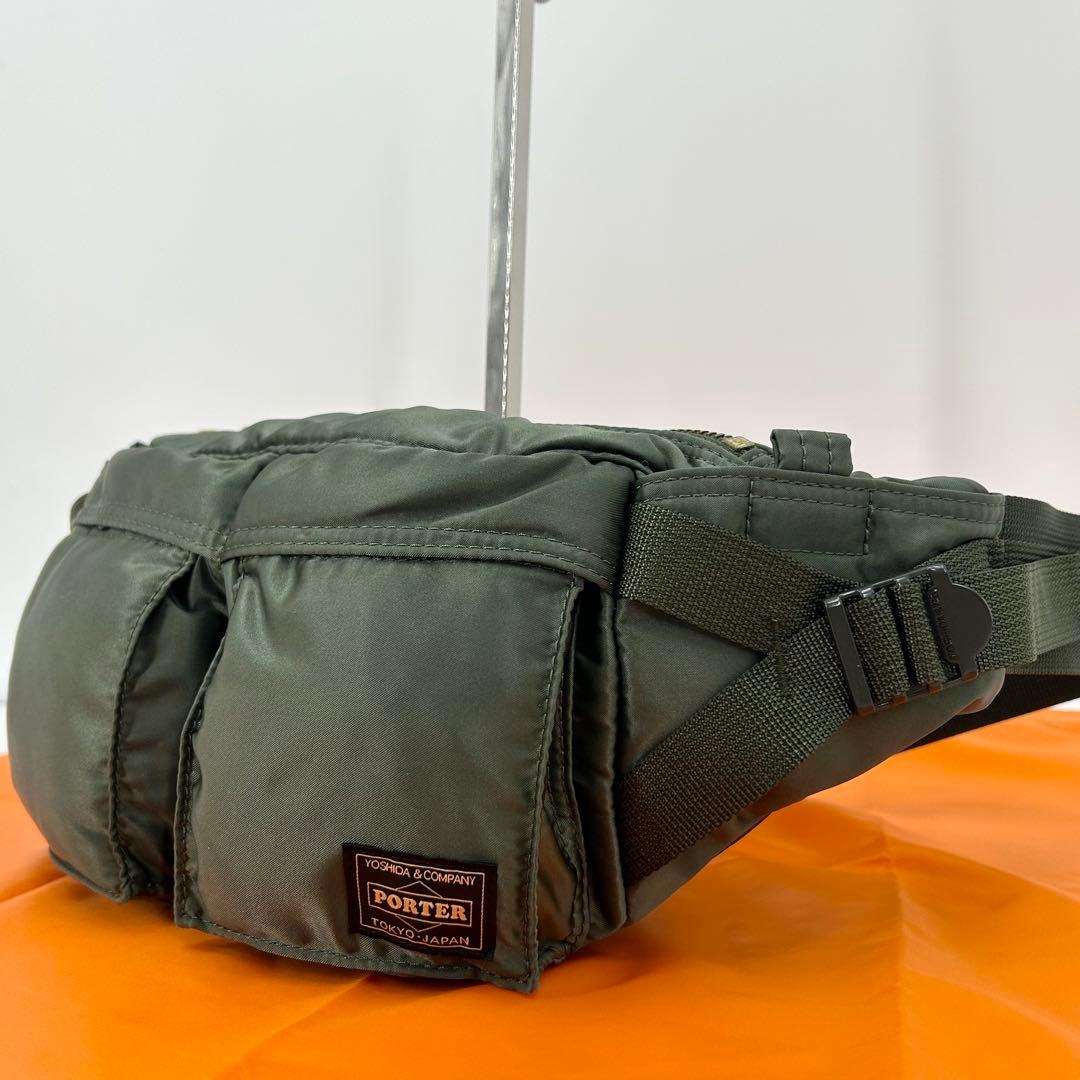 美品✨ポーター ウエストバッグ ファニー グリーンALLNEWTANKER