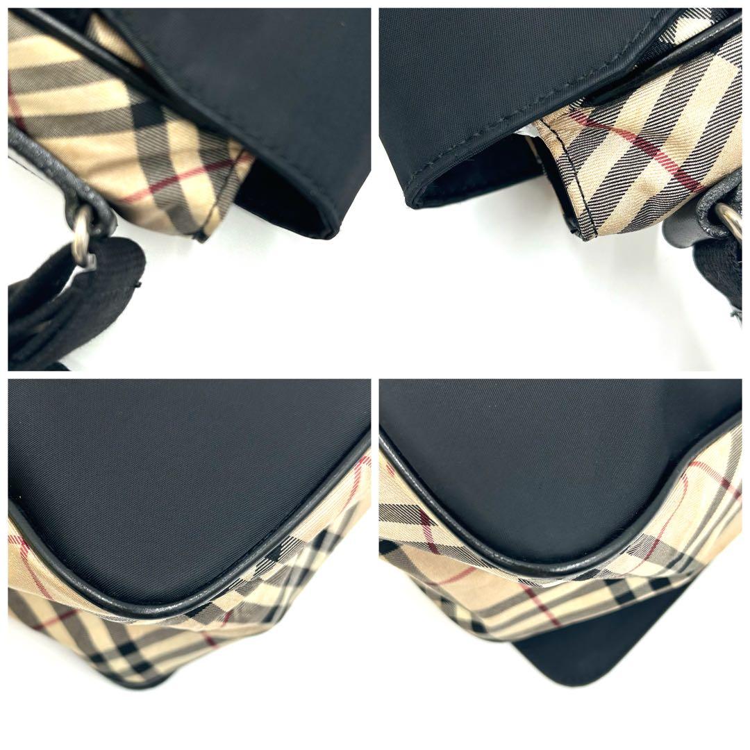 バーバリー　ノバチェック　ショルダーバッグ　メッセンジャーバッグ