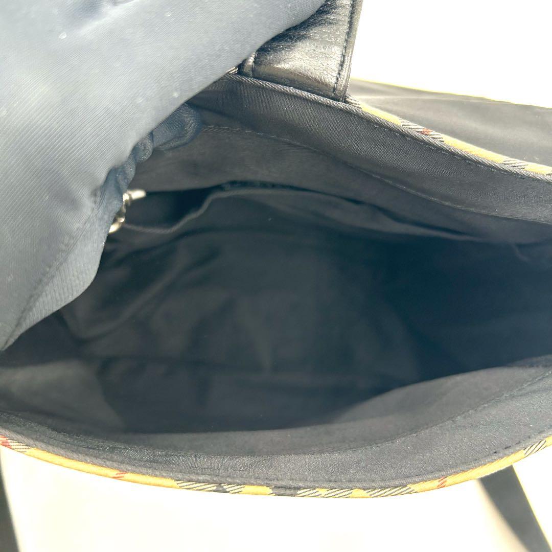 バーバリー　ノバチェック　ショルダーバッグ　メッセンジャーバッグ