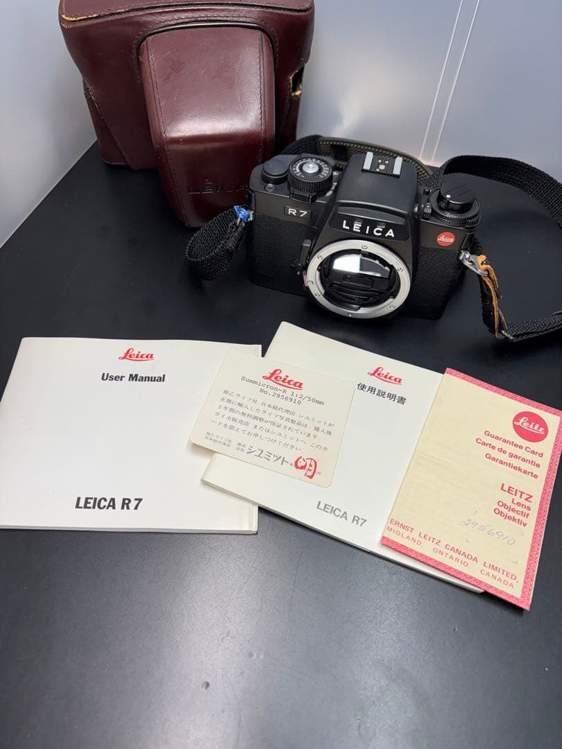 ライカ LEICA R7 ブラック フィルム マニュアルフォーカス一眼レフカメラ