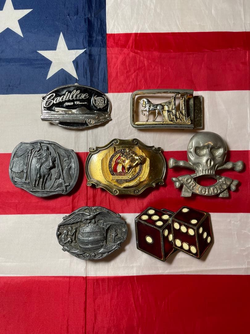 ベルト ヴィンテージ バックル まとめ売り