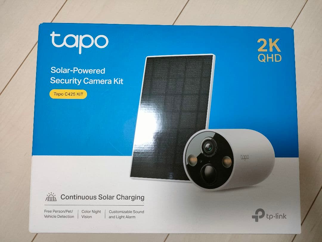 tp−link tapo C425 KIT ソーラー防犯カメラキット