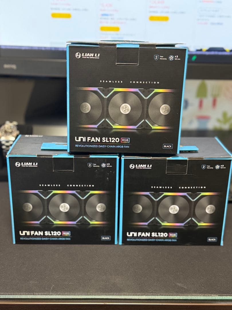 【早い者勝ち】Lian Li Uni Fan SL120 3個セット