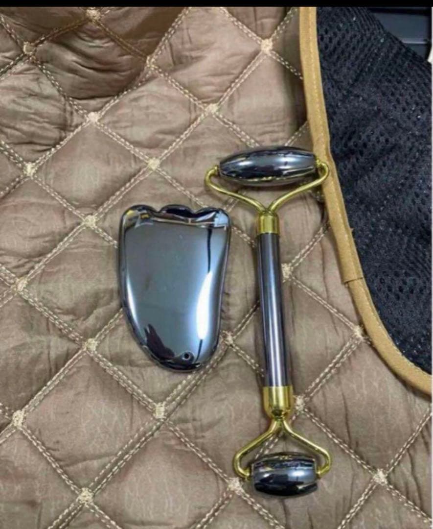 はななんおまとめテラヘルツマット300g カッサ　ローラーネックレスセット