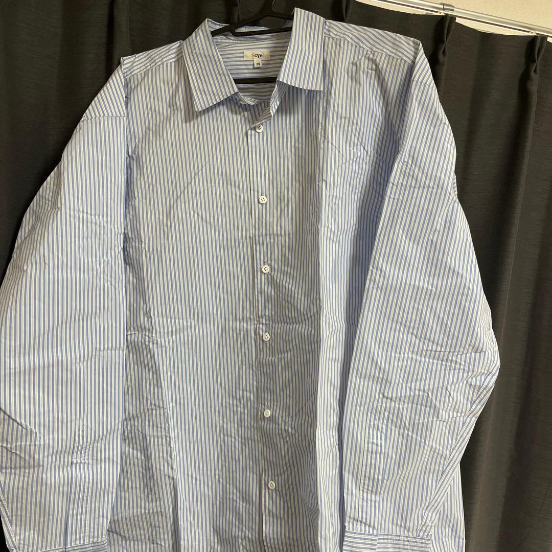 Scye ストライプシャツ