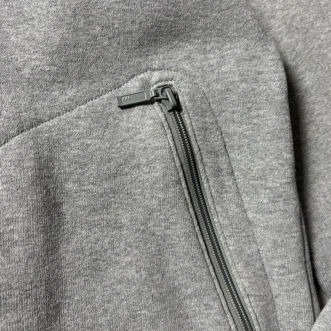 ヒステリックグラマー スウェット ブルゾン ジャケット ロゴプリント グレー