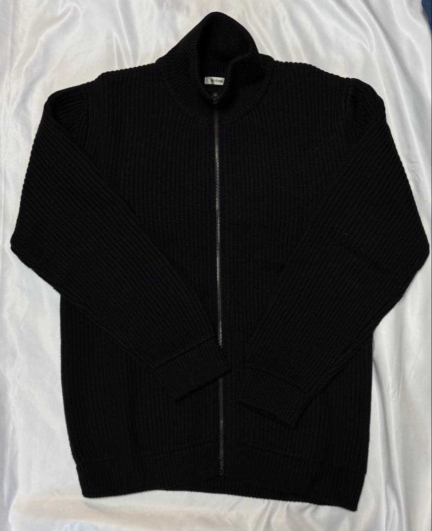 INTERIM インテリム ドライバーズニット　ブラック