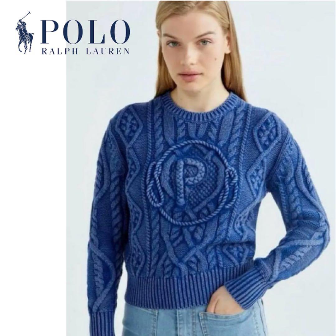 【美品】POLO RALPH LAUREN ラルフ アランニットコットンセーター