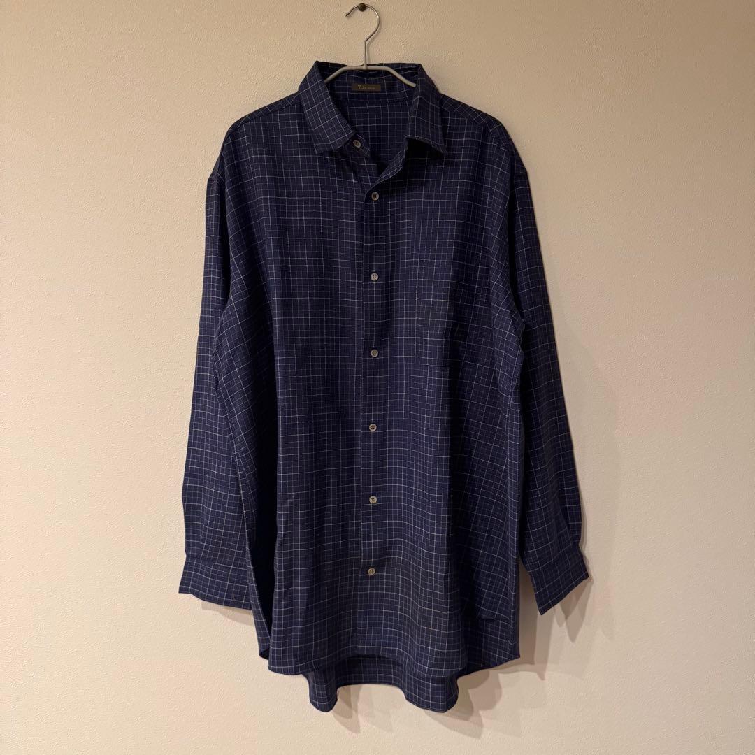 【Y's for men】茶タグ 90's big shirt