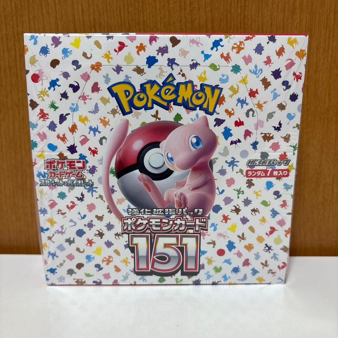 シ*ー様 【300円スタート】ポケモンカード151…1 BOX 未開封シュリンク