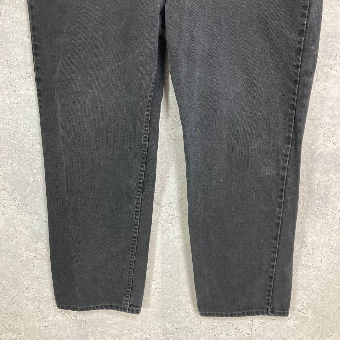 リーバイス550 バギー　ブラックデニム　ジーンズ　ビックサイズW42 L32