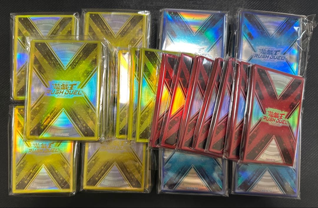 値下げ中！ 遊戯王ラッシュデュエル 参加賞スリーブ 3種セット 1600枚