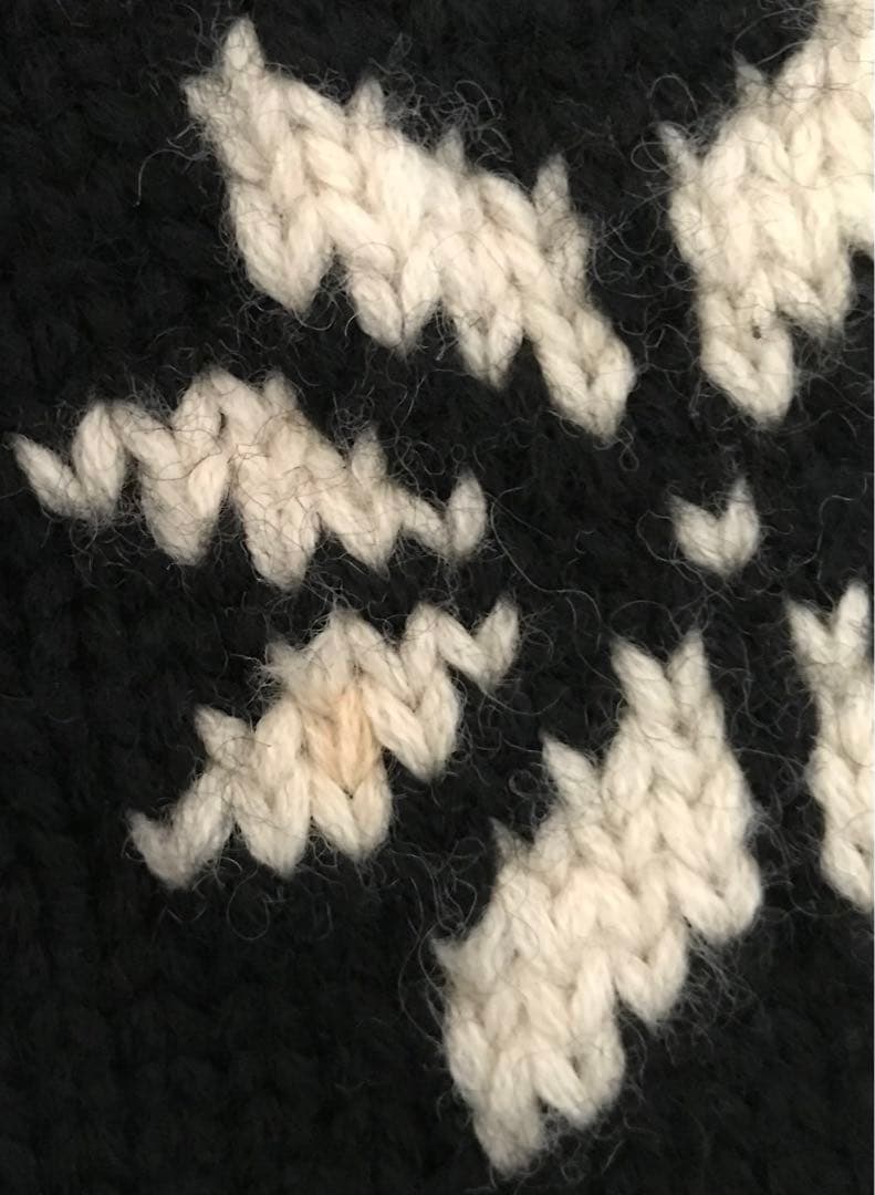 超レア 稀少 90's ラルフローレン グリズリー柄 カウチン ニットジャケット