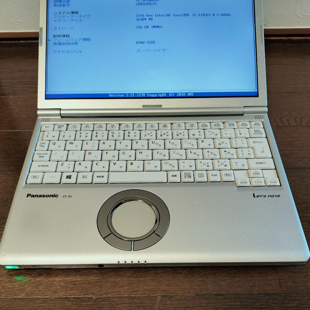 ☆レッツノート CF-SV1 ☆16GB / 256GB☆純正リカバリ☆
