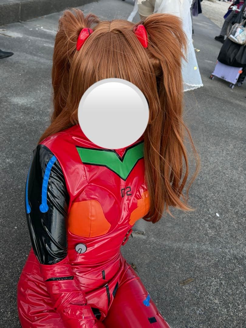 エヴァンゲリオン アスカプラグスーツ【ウィッグ 付き】コスプレ