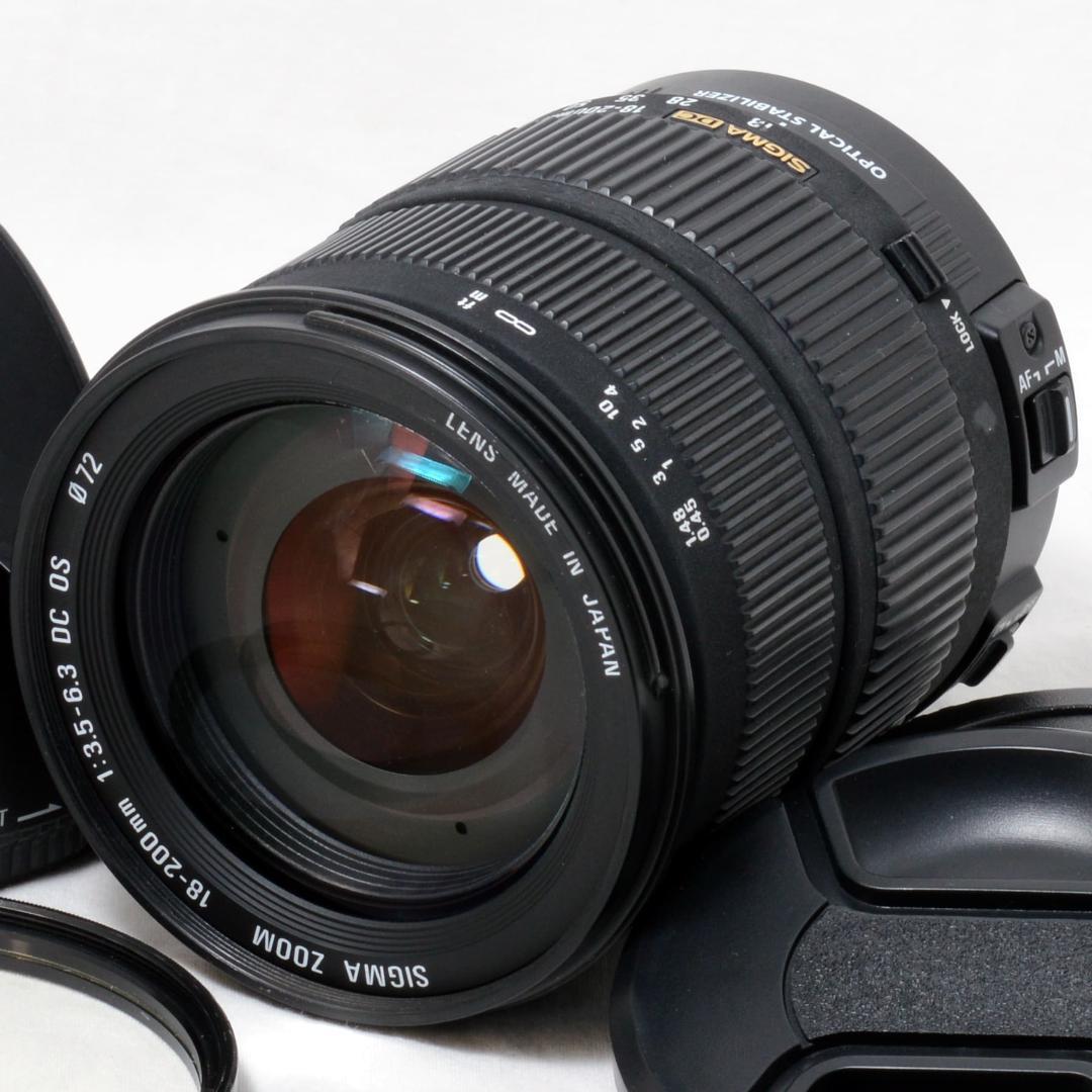 ⭐️良品⭐️SIGMA 18-200mm 3.5-6.3 DC OS キャノン用