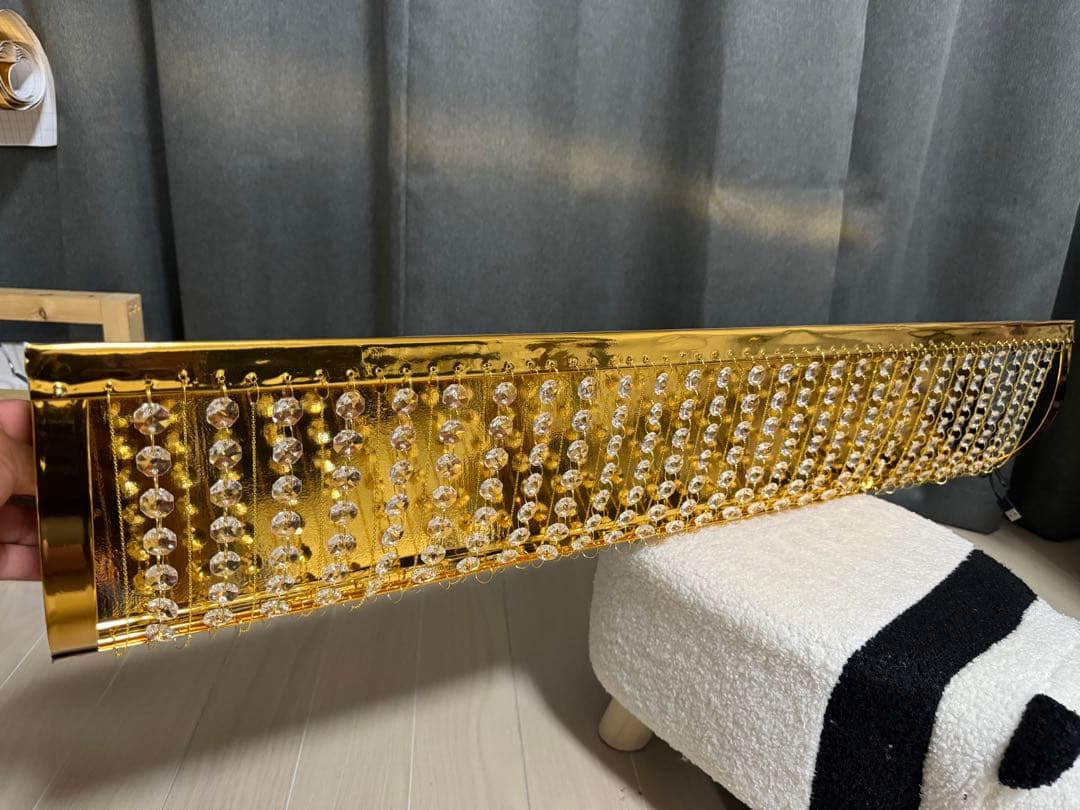 ナイアガラシャンデリア　チェーン　LED付き　柱タイプ　デコトラ トラック