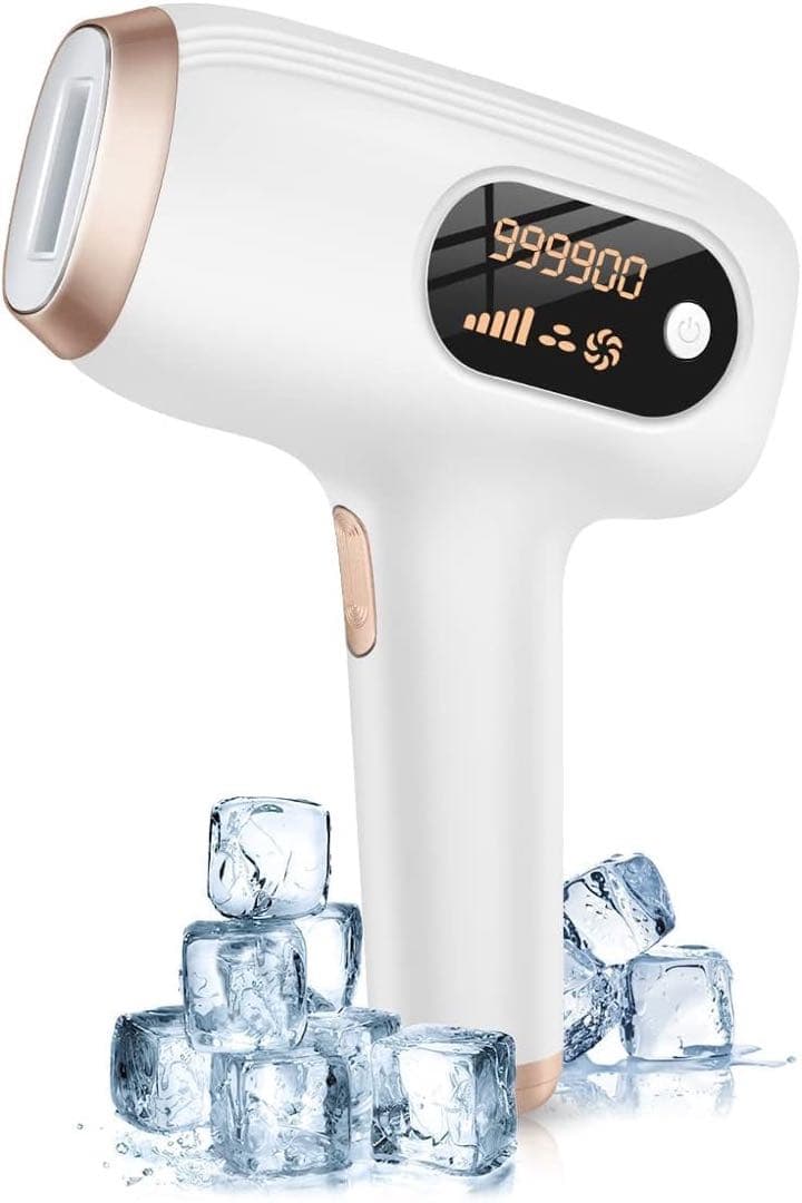 サロン級ハイパワー 脱毛器 冷感機能付き ヒゲ VIO対応 男女兼用家庭用脱毛器