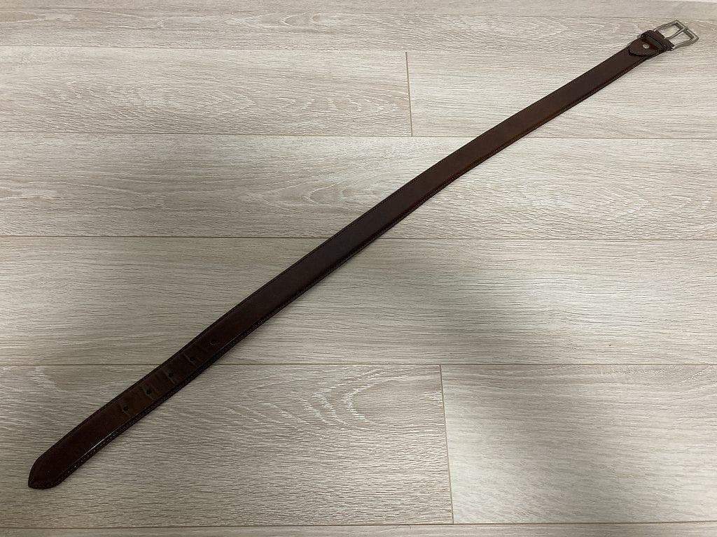 GENUINE SHELL CORDOVAN コードバンベルト/ダークブラウン