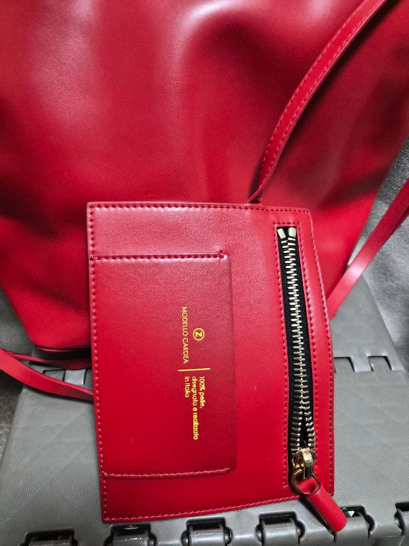 限定値下 ZANCHETTI Martinique red 赤 バッグ