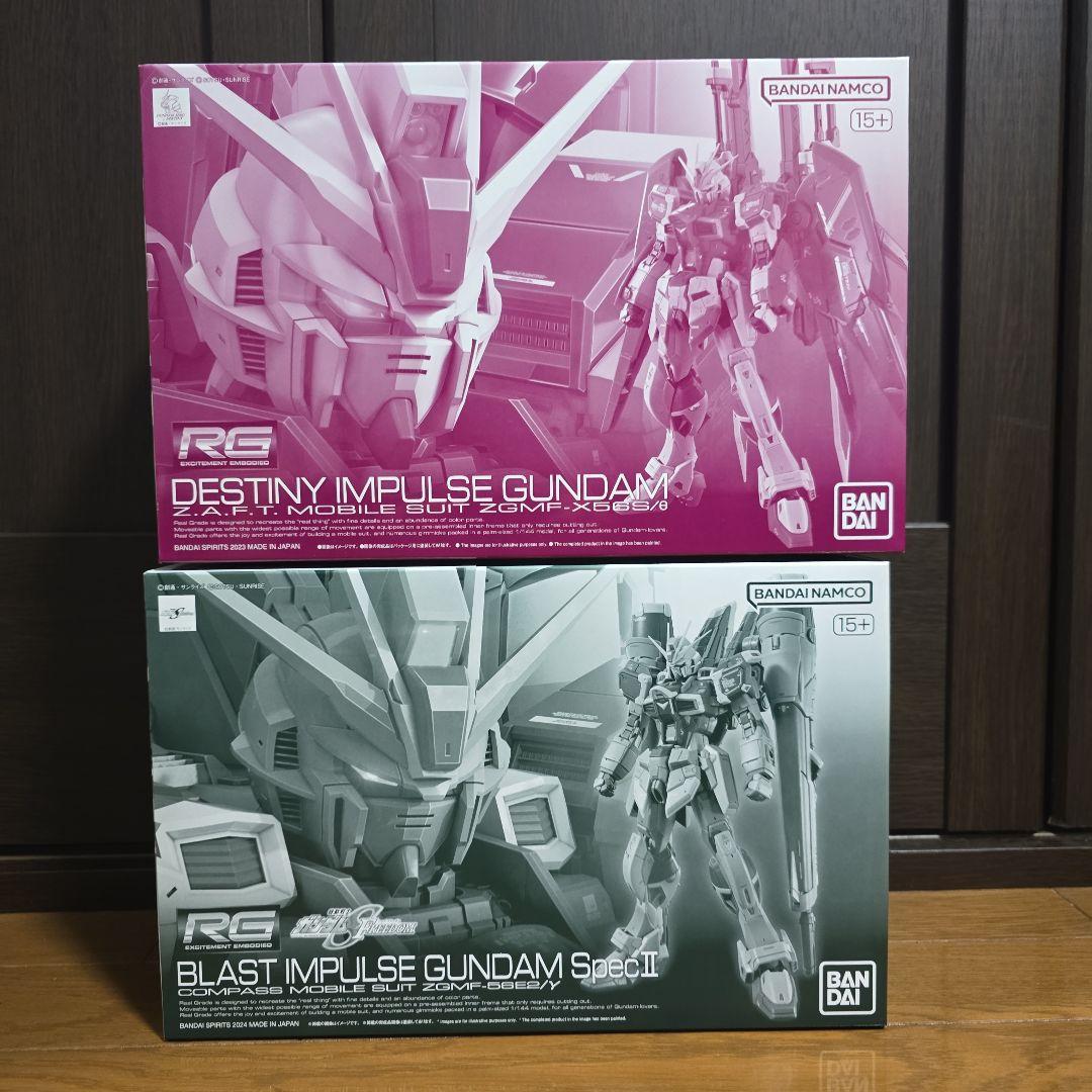 RG デスティニーインパルスガンダム　ブラストインパルスガンダムspecⅡ